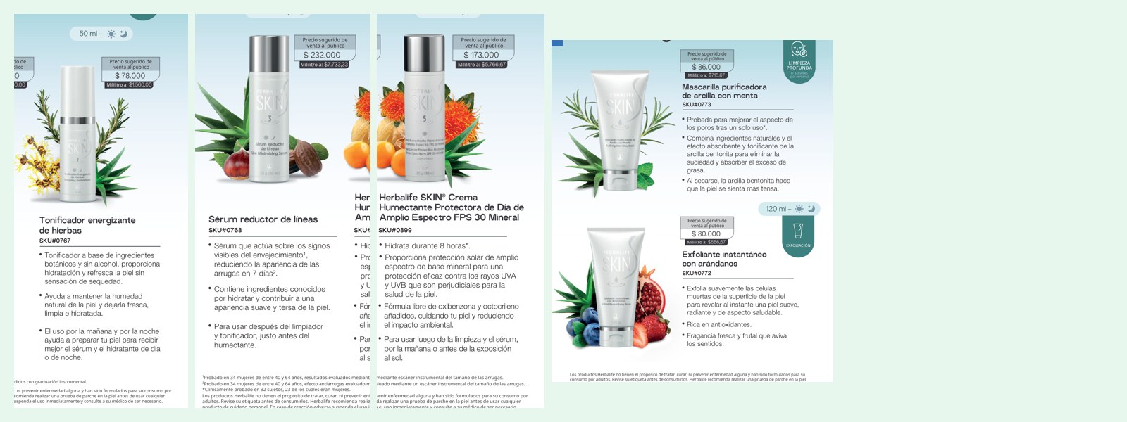 Línea Herbalife Skin completa
